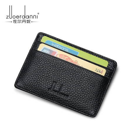 Zol Danni ultra-thin driver's license leather case card case men's cowhide card case ID card case female mini coin purse card case business card holder TE black Zol Danni ultra-thin driver's license leather case card case men's cowhide card case ID card case female mini coin purse card case business card holder TE black
