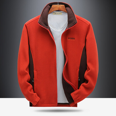 JEEPIC Outdoor Fleece Fleece Men's and Women's Zipper Cardigan Jacket Stand Collar Fall Winter Warm Fleece Three-in-One Liner Dark Blue-Men's XL JEEPIC Outdoor Fleece Fleece Men's and Women's Zipper Cardigan Jacket Stand Collar Fall Winter Warm Fleece Three-in-One Liner Dark Blue-Men's XL