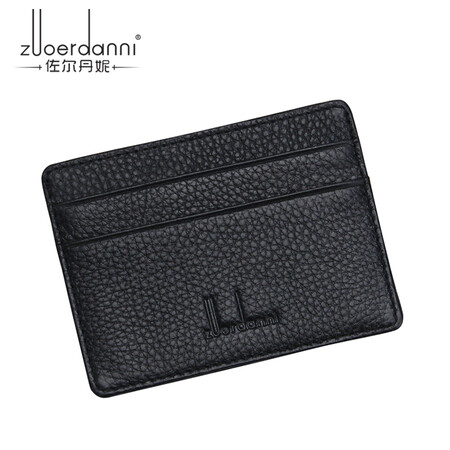 Zol Danni ultra-thin driver's license leather case card case men's cowhide card case ID card case female mini coin purse card case business card holder TE black Zol Danni ultra-thin driver's license leather case card case men's cowhide card case ID card case female mini coin purse card case business card holder TE black