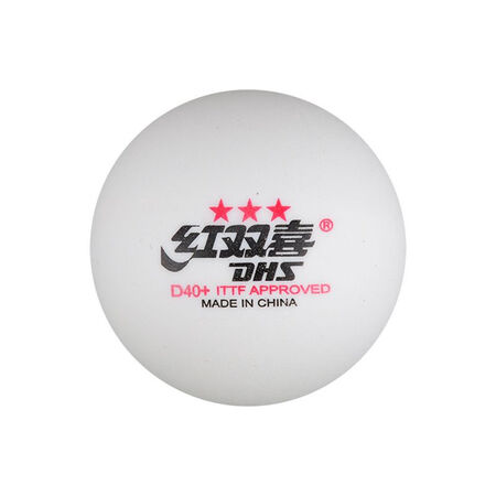 DHS Double Happiness Table Tennis Samsung ABS New Material 40+ 3 Star Professional Game Ball White DHS Double Happiness Table Tennis Samsung ABS New Material 40+ 3 Star Professional Game Ball White