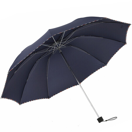 Heaven umbrellas to increase the reinforcement 64cm * 10 bone three-fold sunny rain Business umbrella 3311E Tibetan cyan Heaven umbrellas to increase the reinforcement 64cm * 10 bone three-fold sunny rain Business umbrella 3311E Tibetan cyan