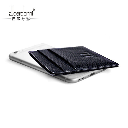 Zol Danni ultra-thin driver's license leather case card case men's cowhide card case ID card case female mini coin purse card case business card holder TE black Zol Danni ultra-thin driver's license leather case card case men's cowhide card case ID card case female mini coin purse card case business card holder TE black