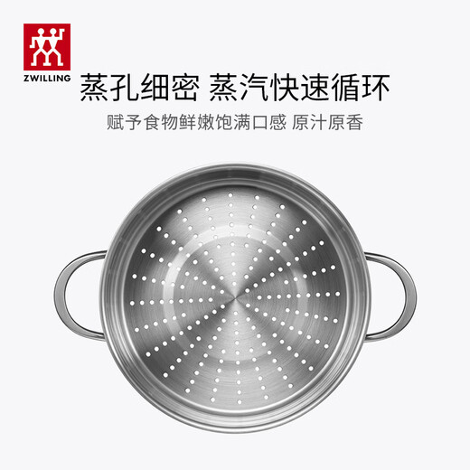 ZWILLING olla a vapor de acero inoxidable, olla para sopa, vaporera para pescado, bollos al vapor, olla para sopa, juego NovaPlus, 24cm ZWILLING olla a vapor de acero inoxidable, olla para sopa, vaporera para pescado, bollos al vapor, olla para sopa, juego NovaPlus, 24cm