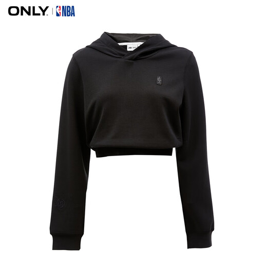 ONLY秋冬NBA联名款宽松字母连帽长袖卫衣女|12349S018 H1Z 黑色BLACK M 165/84A ONLY秋冬NBA联名款宽松字母连帽长袖卫衣女|12349S018 H1Z 黑色BLACK M 165/84A