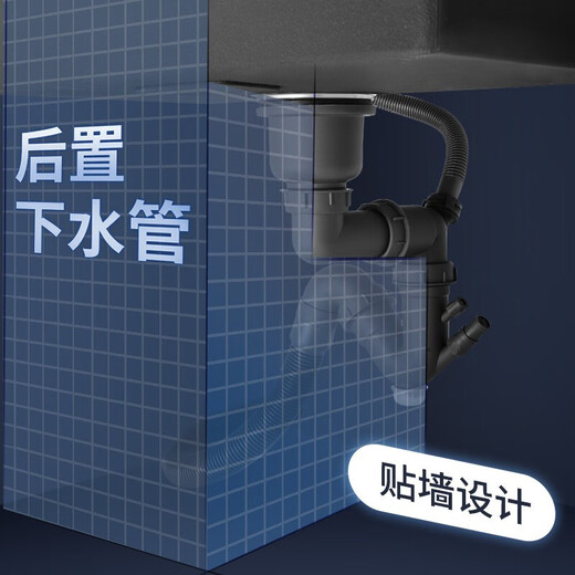 Olin black nano sink single sink set kitchen sink handmade sink sink under counter basin 9115H Olin black nano sink single sink set kitchen sink handmade sink sink under counter basin 9115H