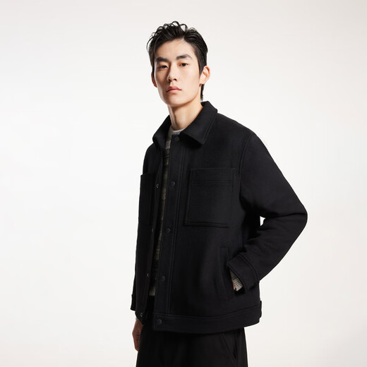 Jack Jones (Jack/Jones) Tendencia de moda de primavera y otoño de la primavera y otoño versátil solapa suelta cómoda con abrigo de lana Men 2244427013 E40 Black XS 165 Jack Jones (Jack/Jones) Tendencia de moda de primavera y otoño de la primavera y otoño versátil solapa suelta cómoda con abrigo de lana Men 2244427013 E40 Black XS 165