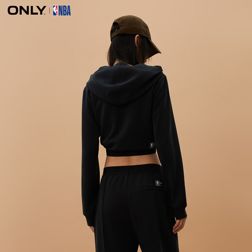 ONLY秋冬NBA联名款宽松字母连帽长袖卫衣女|12349S018 H1Z 黑色BLACK M 165/84A ONLY秋冬NBA联名款宽松字母连帽长袖卫衣女|12349S018 H1Z 黑色BLACK M 165/84A