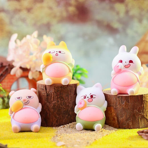 Vinoya 2023 new cute nostalgic duck cartoon doll desktop small ornaments small and interesting children's toy decorations 1202 all four small ornaments series Vinoya 2023 new cute nostalgic duck cartoon doll desktop small ornaments small and interesting children's toy decorations 1202 all four small ornaments series