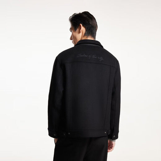 Jack Jones (Jack/Jones) Tendencia de moda de primavera y otoño de la primavera y otoño versátil solapa suelta cómoda con abrigo de lana Men 2244427013 E40 Black XS 165 Jack Jones (Jack/Jones) Tendencia de moda de primavera y otoño de la primavera y otoño versátil solapa suelta cómoda con abrigo de lana Men 2244427013 E40 Black XS 165