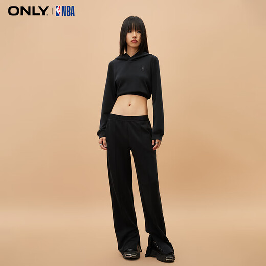 ONLY秋冬NBA联名款宽松字母连帽长袖卫衣女|12349S018 H1Z 黑色BLACK M 165/84A ONLY秋冬NBA联名款宽松字母连帽长袖卫衣女|12349S018 H1Z 黑色BLACK M 165/84A