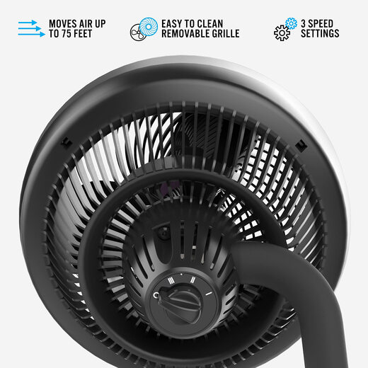 Vornado 723 in voller Größe Luftzirkulation Lüfter schwarz Vornado 723 in voller Größe Luftzirkulation Lüfter schwarz