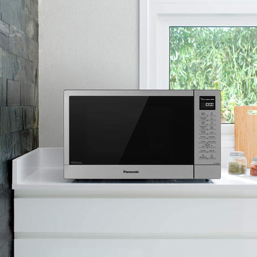 PANASONIC 松下电器 工作台面 微波炉 不锈钢色 NN-SN68KS PANASONIC 松下电器 工作台面 微波炉 不锈钢色 NN-SN68KS
