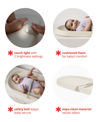 Skip Hop Baby Diaper Pad Kindergarten Style Glowable Wipableable Skip Hop Baby Diaper Pad Kindergarten Style Glowable Wipableable