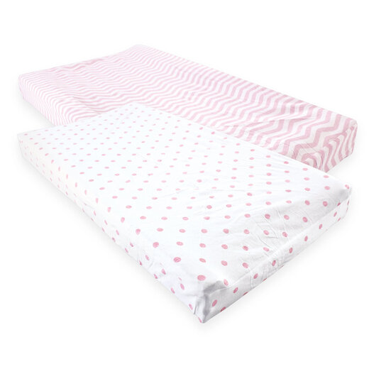 LUVABLEINE Freunde Neutrales Babywindelpolsterabdeckung Pink Chevron LUVABLEINE Freunde Neutrales Babywindelpolsterabdeckung Pink Chevron