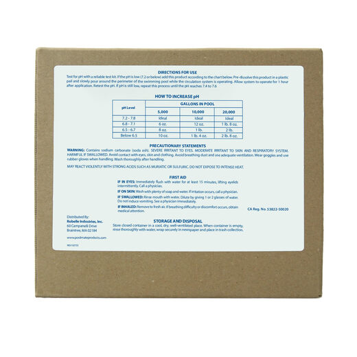 Pool Mate 12250B pH Up 适用于泳池 50 磅 Pool Mate 12250B pH Up 适用于泳池 50 磅