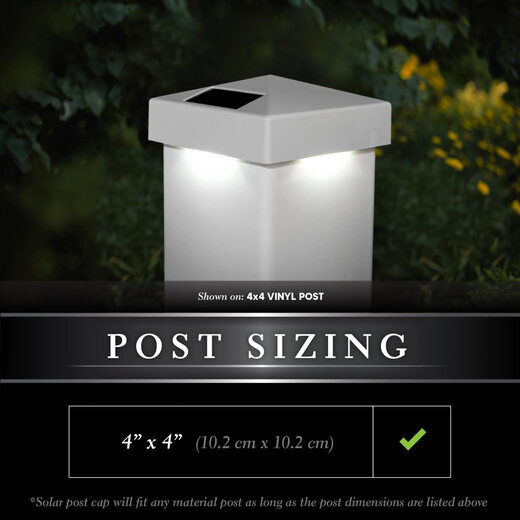 Classy Caps SL9901 4x4 White Pyramid PVC Sun Pillar Cover Classy Caps SL9901 4x4 White Pyramid PVC Sun Pillar Cover