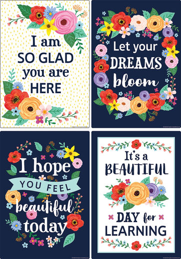 Teacher Created Resources Wildflower Positive Quotes Small Poster Pack (TCR6624)
Teacher Created Resources Wildflower Positive Quotes Small Poster Pack (TCR6624)