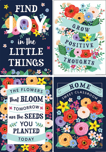 Teacher Created Resources Wildflower Positive Quotes Small Poster Pack (TCR6624)
Teacher Created Resources Wildflower Positive Quotes Small Poster Pack (TCR6624)