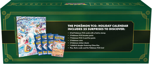 Pokemon TCG Holiday 2024 Календарь Pokemon TCG Holiday 2024 Календарь