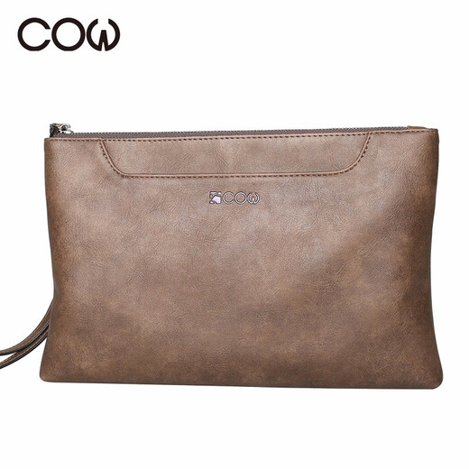 Sac à main pour hommes de vache française, sac d'enveloppe, sac de carte multifonction simple d'affaires, grande capacité, portefeuille masculin, embrayage, sac à main masculin C-9812, bronze Sac à main pour hommes de vache française, sac d'enveloppe, sac de carte multifonction simple d'affaires, grande capacité, portefeuille masculin, embrayage, sac à main masculin C-9812, bronze