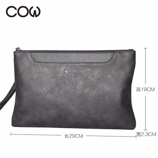 Sac à main pour hommes de vache française, sac d'enveloppe, sac de carte multifonction simple d'affaires, grande capacité, portefeuille masculin, embrayage, sac à main masculin C-9812, bronze Sac à main pour hommes de vache française, sac d'enveloppe, sac de carte multifonction simple d'affaires, grande capacité, portefeuille masculin, embrayage, sac à main masculin C-9812, bronze