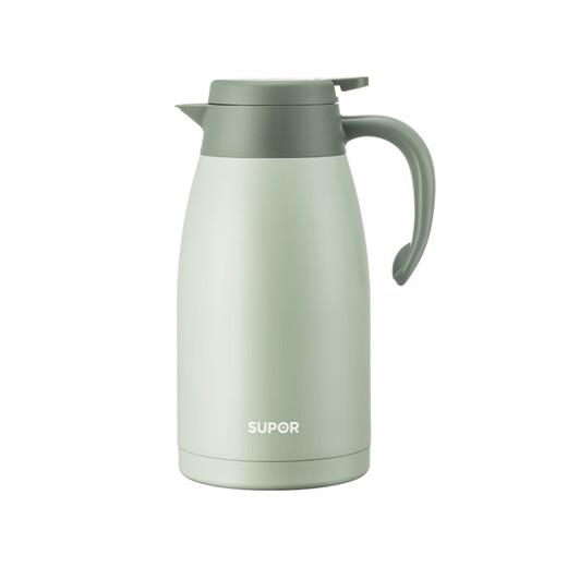 SUPOR termo de vacío para el hogar termo hervidor de gran capacidad botella de agua caliente 304 acero inoxidable 2.0L verde menta SUPOR termo de vacío para el hogar termo hervidor de gran capacidad botella de agua caliente 304 acero inoxidable 2.0L verde menta