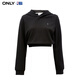 ONLY秋冬NBA联名款宽松字母连帽长袖卫衣女|12349S018 H1Z 黑色BLACK M 165/84A ONLY秋冬NBA联名款宽松字母连帽长袖卫衣女|12349S018 H1Z 黑色BLACK M 165/84A