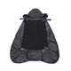 Brosse de bébé étanche Ergobaby Baby Apreproping Hood Black Black Brosse de bébé étanche Ergobaby Baby Apreproping Hood Black Black