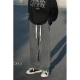 To the most beautiful high street straight jeans men's spring, summer and autumn loose pants men's trendy brand wide-leg casual trend trousers black gray XL To the most beautiful high street straight jeans men's spring, summer and autumn loose pants men's trendy brand wide-leg casual trend trousers black gray XL