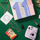 Fuji instax instant instant camera mini11 exquisite gift box ice crystal white with 10 sheets of photo paper Fuji instax instant instant camera mini11 exquisite gift box ice crystal white with 10 sheets of photo paper