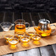 Gudong Xiaoming Glass Tea Set Set Household Kung Fu Tea Set Heat-resistant Transparent Thickened Glass Teapot Fairy Cup Tea Cup Tea Cup Office Tea Cup Set Straight Handle Cup 9 Piece Set Teapot + Fair Cup + Tea Drain + 6 Tea Cups Gudong Xiaoming Glass Tea Set Set Household Kung Fu Tea Set Heat-resistant Transparent Thickened Glass Teapot Fairy Cup Tea Cup Tea Cup Office Tea Cup Set Straight Handle Cup 9 Piece Set Teapot + Fair Cup + Tea Drain + 6 Tea Cups