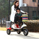 Shengya Dolphin shopping for food, work, shopping, leisure mini folding bike, three-seater parent-child, women's adult, scooter, battery car, electric tricycle, three-wheeled electric car, 36v12ah battery, 30km, red and black Shengya Dolphin shopping for food, work, shopping, leisure mini folding bike, three-seater parent-child, women's adult, scooter, battery car, electric tricycle, three-wheeled electric car, 36v12ah battery, 30km, red and black