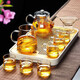 Gudong Xiaoming Glass Tea Set Set Household Kung Fu Tea Set Heat-resistant Transparent Thickened Glass Teapot Fairy Cup Tea Cup Tea Cup Office Tea Cup Set Straight Handle Cup 9 Piece Set Teapot + Fair Cup + Tea Drain + 6 Tea Cups Gudong Xiaoming Glass Tea Set Set Household Kung Fu Tea Set Heat-resistant Transparent Thickened Glass Teapot Fairy Cup Tea Cup Tea Cup Office Tea Cup Set Straight Handle Cup 9 Piece Set Teapot + Fair Cup + Tea Drain + 6 Tea Cups