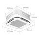 Aux AUX 3HP ceiling machine, built-in ceiling machine, patio machine, heating and cooling, central air conditioning, suitable for 30-48 KFR72Q/R3YDB3-G Aux AUX 3HP ceiling machine, built-in ceiling machine, patio machine, heating and cooling, central air conditioning, suitable for 30-48 KFR72Q/R3YDB3-G