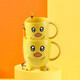 Jajalin small yellow duck children brush cup thick anti-fall toothbrush cup cartoon cute baby wash mouth cup creative tooth tank Jajalin small yellow duck children brush cup thick anti-fall toothbrush cup cartoon cute baby wash mouth cup creative tooth tank