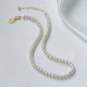 Pearl Queen Freshwater Pearl Necklace Female 5.5-6mm Near Round Clavicle Necklace Fu Brand Pendant Pearl Queen Freshwater Pearl Necklace Female 5.5-6mm Near Round Clavicle Necklace Fu Brand Pendant