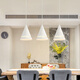NVC NVC lighting LED dining chandelier restaurant bar lighting modern minimalist wrought iron three-head chandelier white NVC NVC lighting LED dining chandelier restaurant bar lighting modern minimalist wrought iron three-head chandelier white