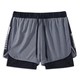 Vandilla swimming trunks men's anti-embarrassment men's beach boxer loose quick-drying swimming trunks swimsuit hot spring swimming equipment 21806 gray 2XL recommended 130-145 catties Vandilla swimming trunks men's anti-embarrassment men's beach boxer loose quick-drying swimming trunks swimsuit hot spring swimming equipment 21806 gray 2XL recommended 130-145 catties