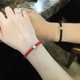 Beads Red String Bracelet Platinum Plated Zodiac Year Red String Black String Bead Couple Bracelet Anklet for Men and Women Couples: One Red String + One Black String One Bead Beads Red String Bracelet Platinum Plated Zodiac Year Red String Black String Bead Couple Bracelet Anklet for Men and Women Couples: One Red String + One Black String One Bead
