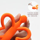 Baby Shi Babysafe baby tooth gel grinding teeth baby bite bite music silicone small mushroom toy can boiled tooth rubber stuck blue butterfly bite brush Baby Shi Babysafe baby tooth gel grinding teeth baby bite bite music silicone small mushroom toy can boiled tooth rubber stuck blue butterfly bite brush