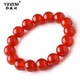 Yavini natural agate bracelet women's red agate bracelet black beaded men's bead transfer beads multi-circle crystal red agate bracelet 6mm Yavini natural agate bracelet women's red agate bracelet black beaded men's bead transfer beads multi-circle crystal red agate bracelet 6mm