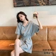 Light eyes support domestic products small casual sports one-piece wide-leg shorts suit women's summer new net red foreign style fried street jumpsuit gray M Light eyes support domestic products small casual sports one-piece wide-leg shorts suit women's summer new net red foreign style fried street jumpsuit gray M