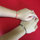 Beads Red String Bracelet Platinum Plated Zodiac Year Red String Black String Bead Couple Bracelet Anklet for Men and Women Couples: One Red String + One Black String One Bead Beads Red String Bracelet Platinum Plated Zodiac Year Red String Black String Bead Couple Bracelet Anklet for Men and Women Couples: One Red String + One Black String One Bead