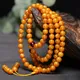 Love ice selected Burmese old beeswax multi-circle 108 Buddha beads raw ore beeswax amber rough stone necklace men and women models old beeswax 108 beads diameter 10mm Love ice selected Burmese old beeswax multi-circle 108 Buddha beads raw ore beeswax amber rough stone necklace men and women models old beeswax 108 beads diameter 10mm
