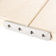 Stainless steel angle code L-shaped code angle iron bracket fixing piece semicircle thickening right angle furniture hardware fitting connecting piece 20*20*1.8mm thickness 5pcs Stainless steel angle code L-shaped code angle iron bracket fixing piece semicircle thickening right angle furniture hardware fitting connecting piece 20*20*1.8mm thickness 5pcs