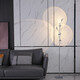 Mingxiang floor lamp creative LED light and shadow living room sofa bedroom live broadcast net red 2021 new Italian art hotel villa designer wall atmosphere projection daylight vertical lamp three-head floor lamp natural light Mingxiang floor lamp creative LED light and shadow living room sofa bedroom live broadcast net red 2021 new Italian art hotel villa designer wall atmosphere projection daylight vertical lamp three-head floor lamp natural light