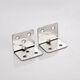 Stainless steel angle code L-shaped code angle iron bracket fixing piece semicircle thickening right angle furniture hardware fitting connecting piece 20*20*1.8mm thickness 5pcs Stainless steel angle code L-shaped code angle iron bracket fixing piece semicircle thickening right angle furniture hardware fitting connecting piece 20*20*1.8mm thickness 5pcs