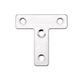 Stainless steel angle code L-shaped code angle iron bracket fixing piece semicircle thickening right angle furniture hardware fitting connecting piece 20*20*1.8mm thickness 5pcs Stainless steel angle code L-shaped code angle iron bracket fixing piece semicircle thickening right angle furniture hardware fitting connecting piece 20*20*1.8mm thickness 5pcs