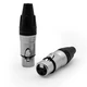 Yeren Canon female head three-core Canon head professional welding power amplifier plug microphone microphone KTV speaker audio head 20 packs YR-A22681 Yeren Canon female head three-core Canon head professional welding power amplifier plug microphone microphone KTV speaker audio head 20 packs YR-A22681