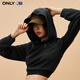 ONLY秋冬NBA联名款宽松字母连帽长袖卫衣女|12349S018 H1Z 黑色BLACK M 165/84A ONLY秋冬NBA联名款宽松字母连帽长袖卫衣女|12349S018 H1Z 黑色BLACK M 165/84A